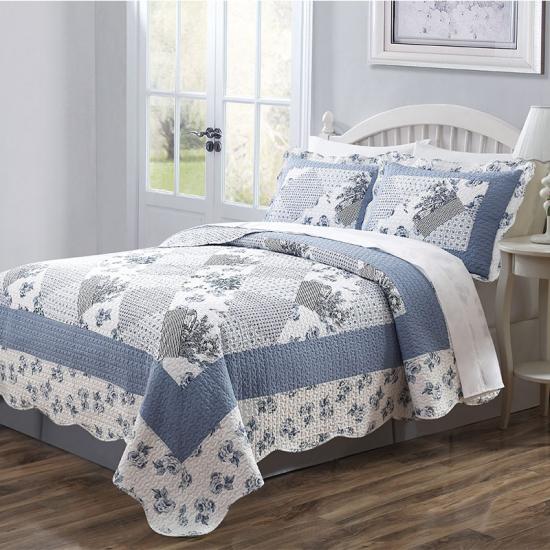 cxmicrotex Stramenta Prewashed Patchwork Print Quilt Set